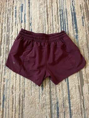 Lululemon Shorts Womens 10 Brown Gym Athletic Activewear Running Sportswear
